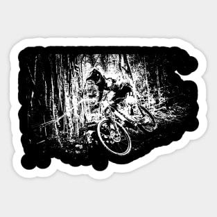 mtb downhill Sticker